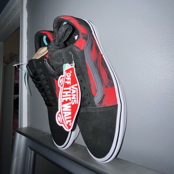 (8.5) Vans Comfycush after dark old skool - Picture 4 of 6